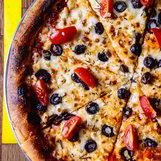 Cheesy Mediterranean Pie